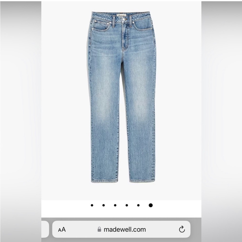 Madewell Perfect Straight Jean